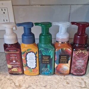 Five Foaming Hand Soaps from Bath & Body Works